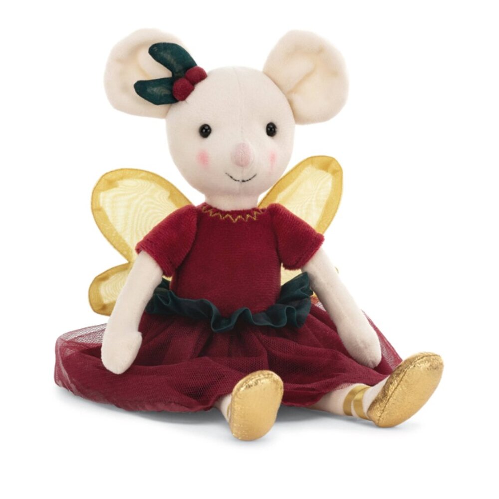 NWOT Rare HTF Jellycat Nutcracker Sugar Plum Fairy Mouse Small 11” Plush Stuffed
